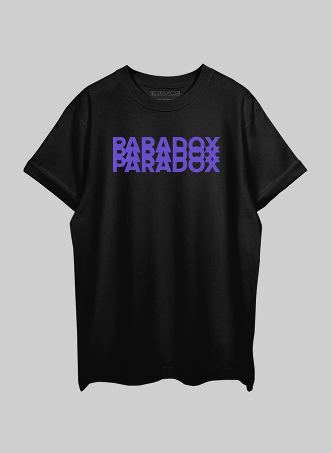 THREADCURRY THREADCURRY Paradox 2.0 Oversized Drop Shoulder Cotton Loose Printed T-Shirt for Men  - Image 2