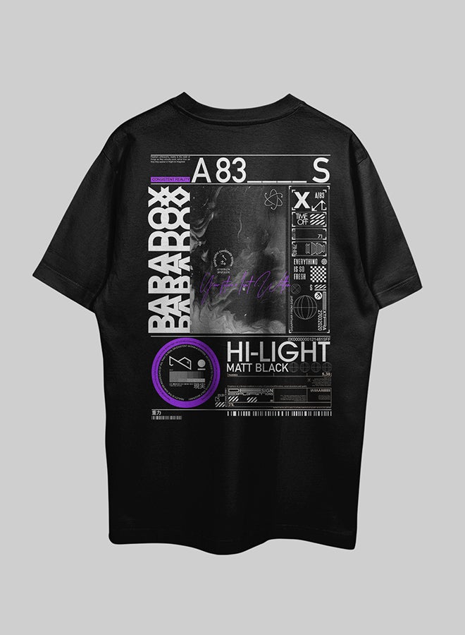 THREADCURRY THREADCURRY Paradox 2.0 Oversized Drop Shoulder Cotton Loose Printed T-Shirt for Men  - Image 1