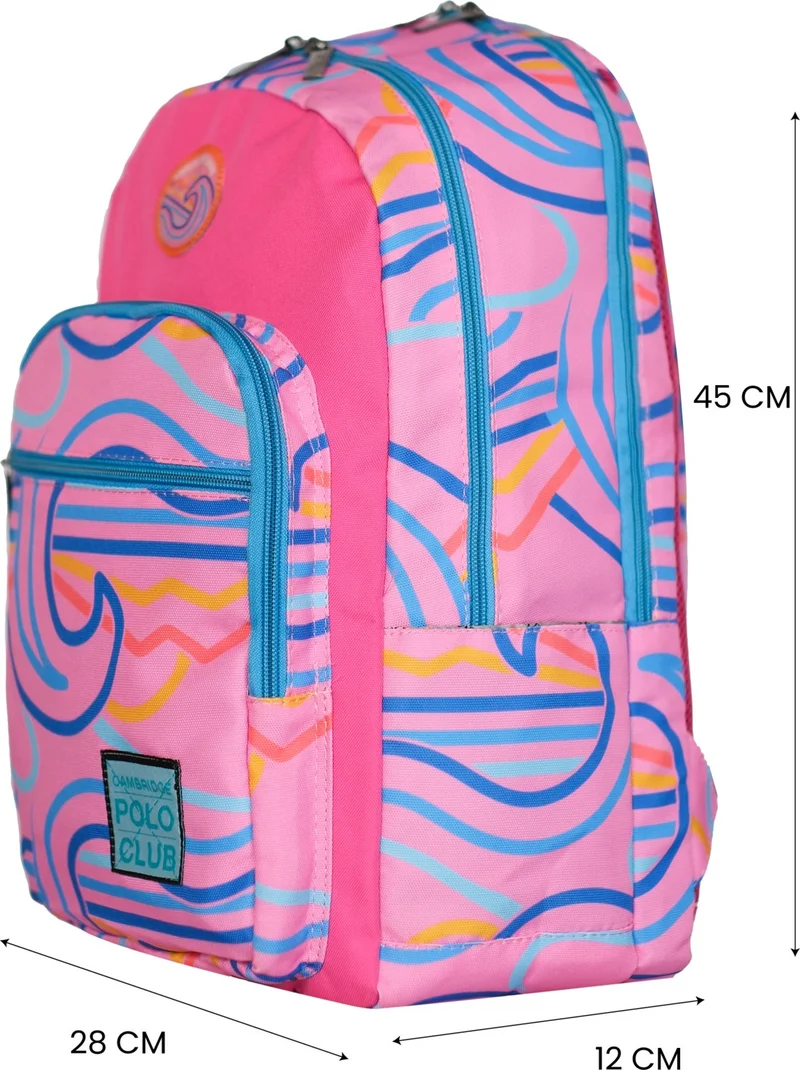 كامبريدج بولو كلوب Wave Multi Compartment Unisex Children Primary School Bag