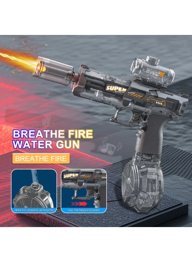 Automatic Electric Water Gun for Kids, Light-Up Continuous Firing Toy Pistol - Image 5