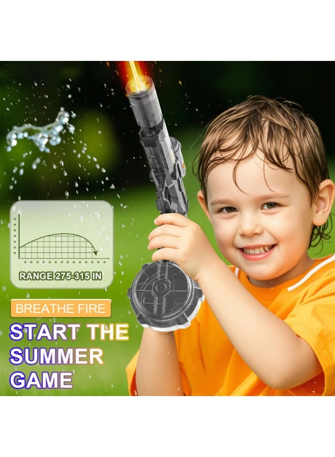 Automatic Electric Water Gun for Kids, Light-Up Continuous Firing Toy Pistol - Image 3