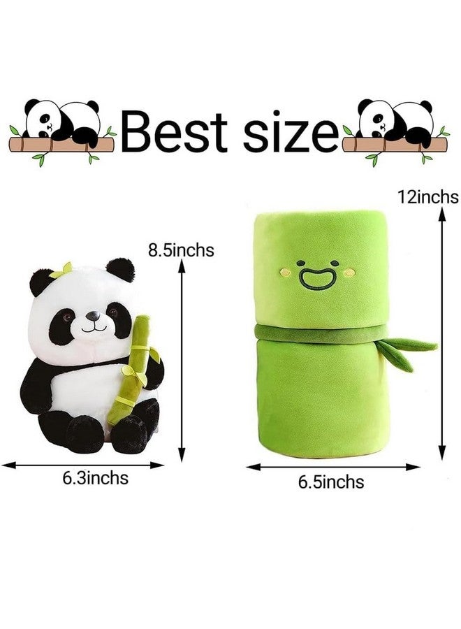 SCOOBA SCOOBA Super Soft Korean Quality Cute Bamboo Tube Panda Soft Toy 30cm - Image 4