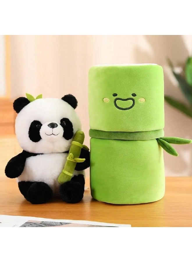 SCOOBA SCOOBA Super Soft Korean Quality Cute Bamboo Tube Panda Soft Toy 30cm - Image 2