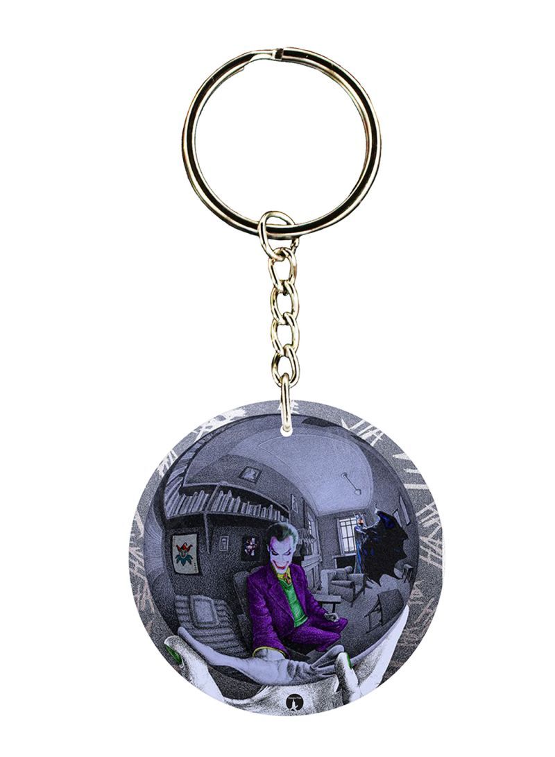 RKN The Joker Printed Keychain