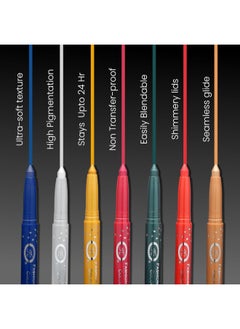 Fashion Colour German Eyeshadow Long-wearing Easily Blendable High Pigmentation Shimmery Lids Seamless Glide Buildable Eyeshadow Stick Poppy Red  - Image 3