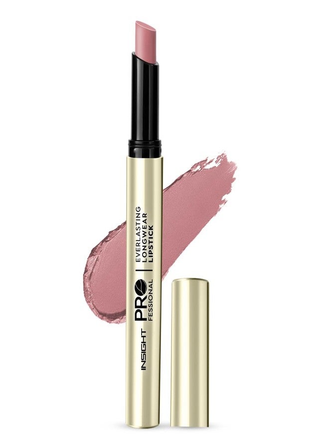 INSIGHT Professional Everlasting Longwear Lipstick | Velvety Smooth Finish | Highly Pigmented | Transferproof,Waterproof,Smudgeproof | Infused with Vit E & Marula Oil - (NPC) 2.5gm - Image 1
