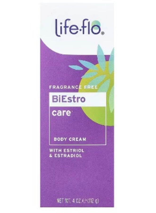 Life-flo, BiEstro Care™ Body Cream, Fragrance-free, 4 oz (112 g)