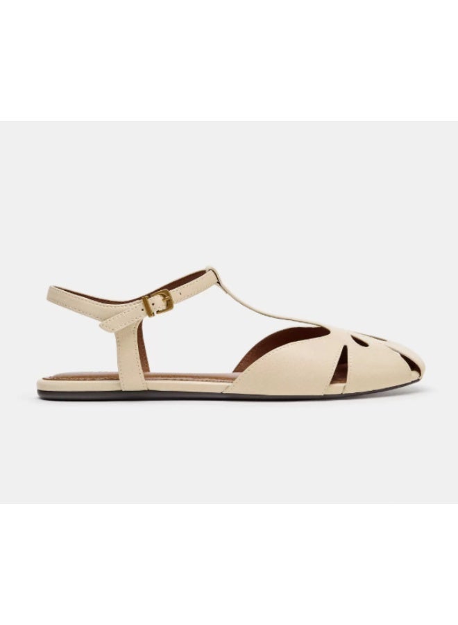 Zara Bohemian Openwork Round Toe Flat Sandals - Image 3