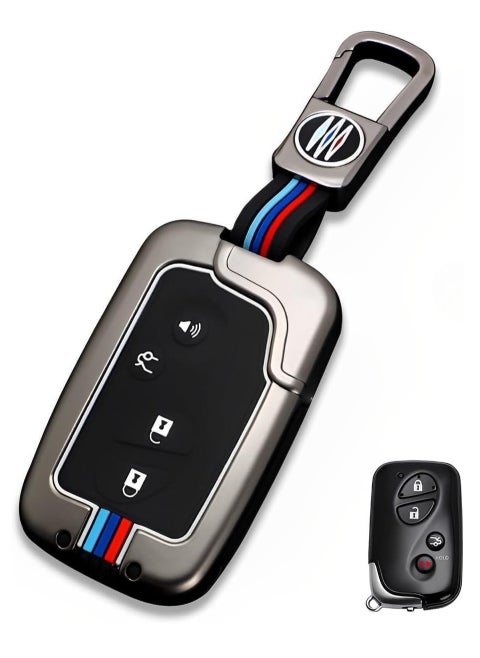 Smartly safeguard your Lexus key fob with a metallic shell cover compatible with various models including RX350 RX450h CT200H IS250 LS460 GX460 GS300 GS350 ES350 LX570 and IS350