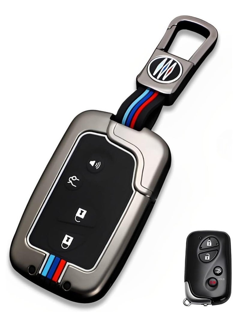 Smartly safeguard your Lexus key fob with a metallic shell cover compatible with various models including RX350 RX450h CT200H IS250 LS460 GX460 GS300 GS350 ES350 LX570 and IS350