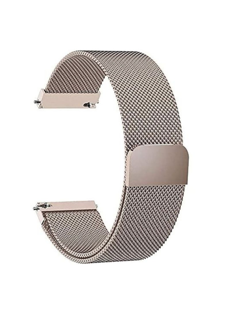 ten.tech 22mm Magnet Band Compatible with Huawei Watch GT2 / GT2 PRO / GT Runner / GT3 / GT3 Pro / GT4 / GT4 Pro / GT1 Size 46mm Stainless Steel Watch Band by TenTech – Starlight - Image 1