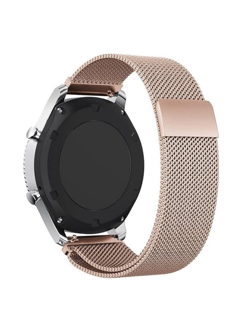 ten.tech 22mm Magnet Band Compatible with Huawei Watch GT2 / GT2 PRO / GT Runner / GT3 / GT3 Pro / GT4 / GT4 Pro / GT1 Size 46mm Stainless Steel Watch Band by TenTech – Starlight - Image 3