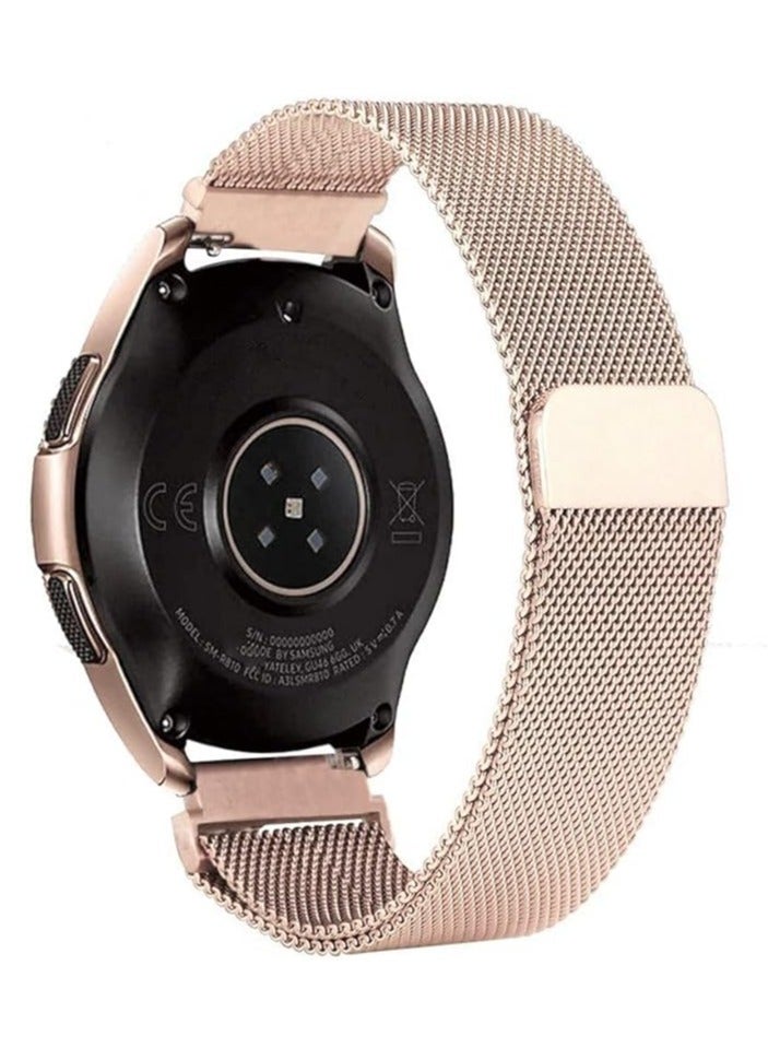 ten.tech 22mm Magnet Band Compatible with Huawei Watch GT2 / GT2 PRO / GT Runner / GT3 / GT3 Pro / GT4 / GT4 Pro / GT1 Size 46mm Stainless Steel Watch Band by TenTech – Starlight - Image 5