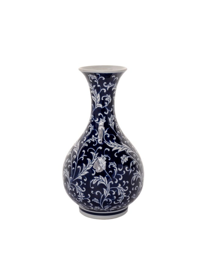 Gulf Flowers - Ceramic Vase Chinoiserie  Intricate Chinoiserie design, adds an exotic touch to any room - Image 1