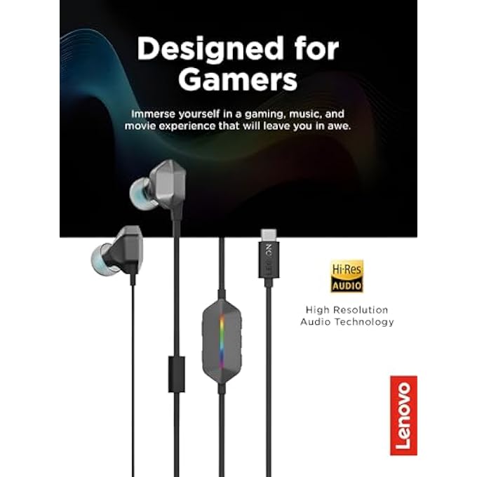 LEGION E510 7.1 RGB GAMING IN-EAR HEADPHONES (USB-C) - Image 3