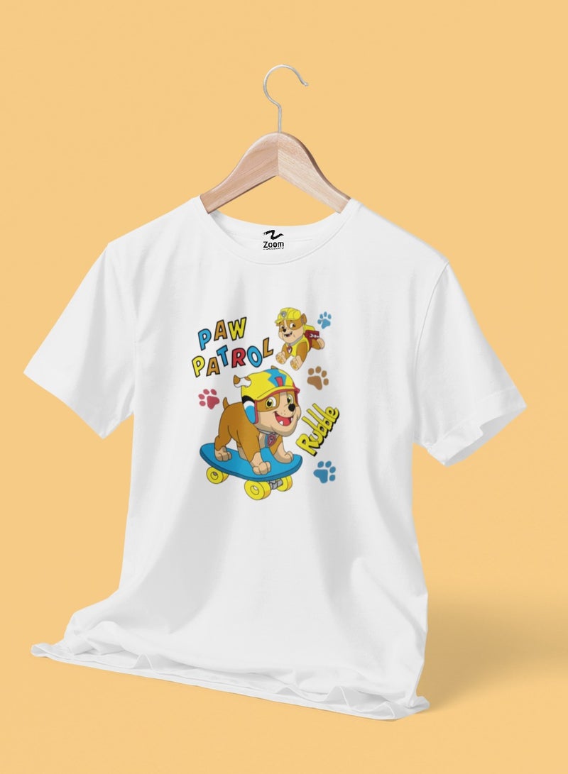 ZOOM Rubble Paw Patrol Shirt Design for Kids