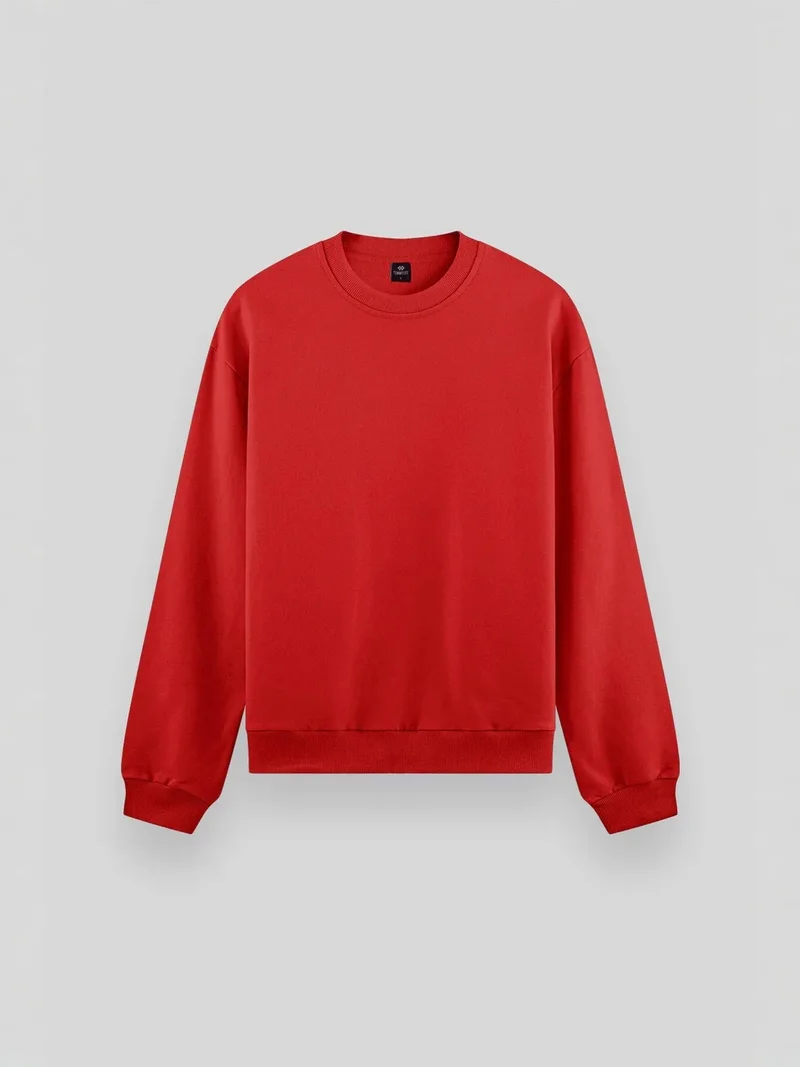 تومي لايف TOMMY Men's Plain Crew Neck Sweatshirt