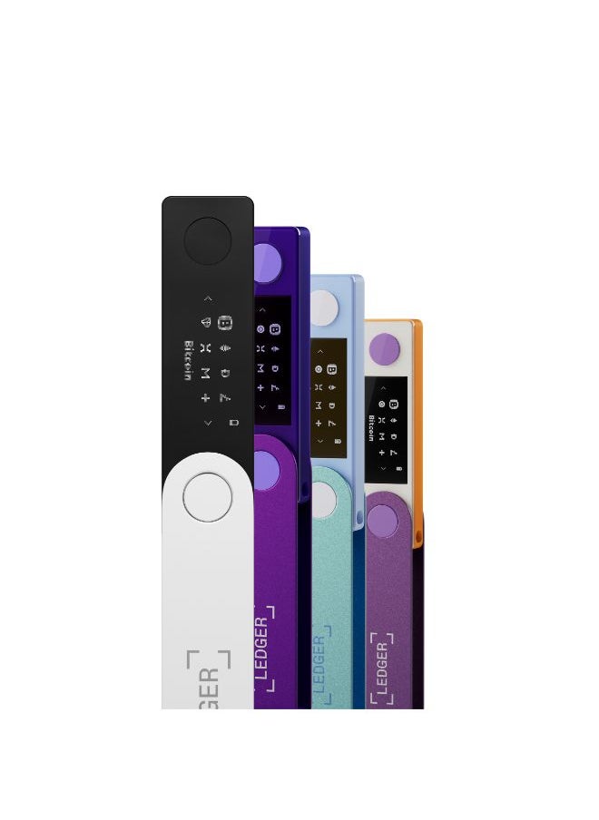 Ledger - Nano X Hardware Wallet | Safest Crypto & NFT Cold Storage, Big Screen + Wireless Bluetooth & Type-C Connectivity, 5000+ Coins Supported, for iOS & Android, MacOS & Windows - Pastel Green - Image 1