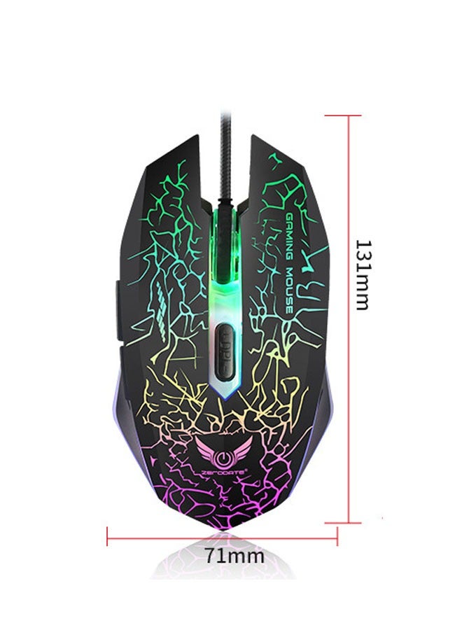 G10 Gaming Mouse - Computer USB Cable Gaming Mouse with Seven-Color Light Backlight,  for LOL Gaming - Image 3