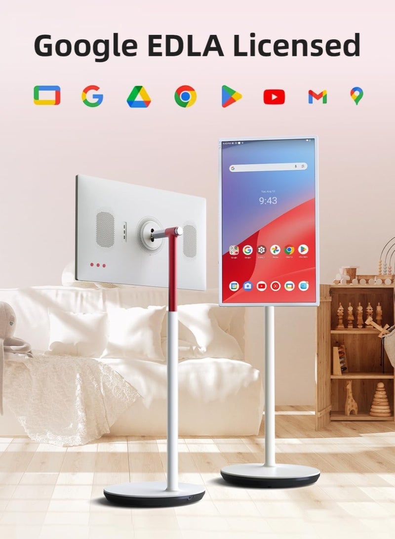 ك تي سي تلفزيون KTC 32 بوصة MegPad A32Q7 Pro LED TV FHD ذكي شاشة تعمل باللمس، ستاند باي مي مع نظام تلفزيون جوجل - Image 2