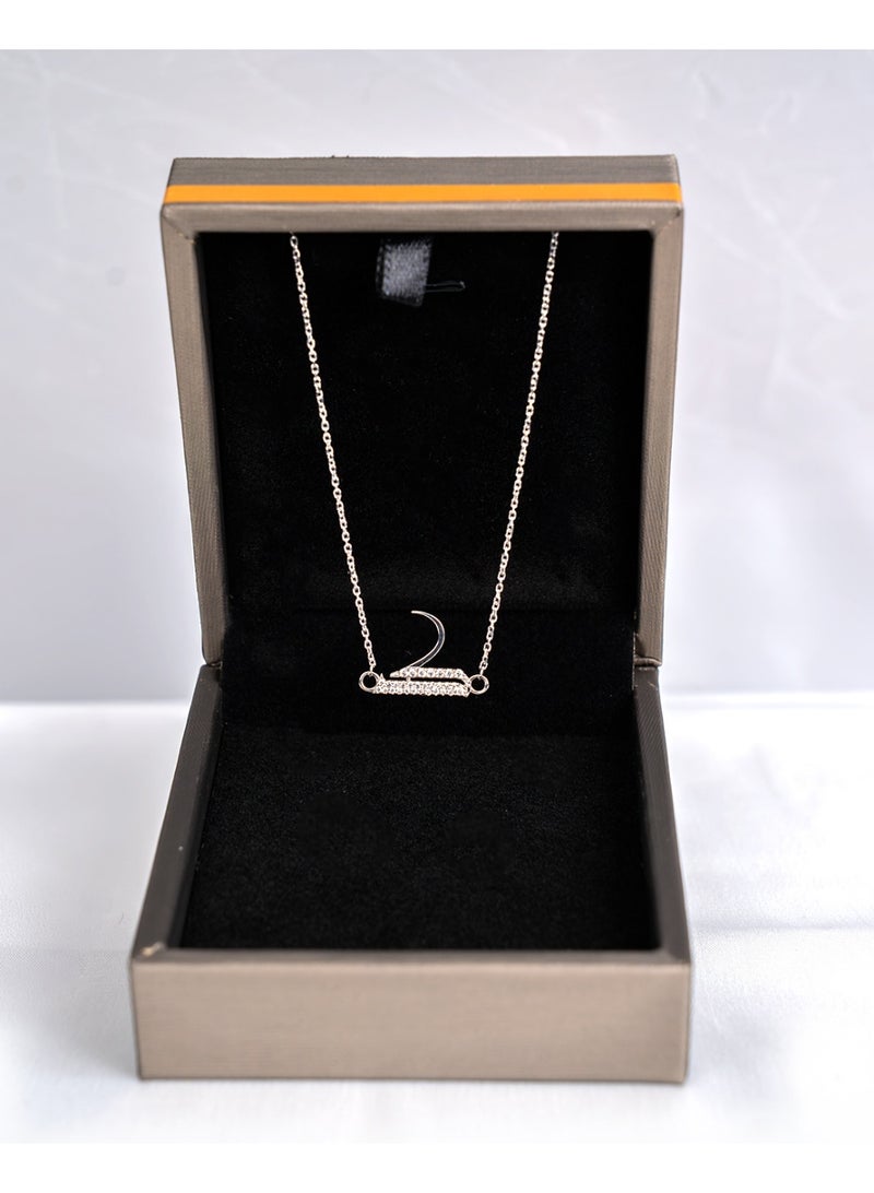 Kannan Jewels 925 Sterling Silver Arabic Letter Pendant - Image 1