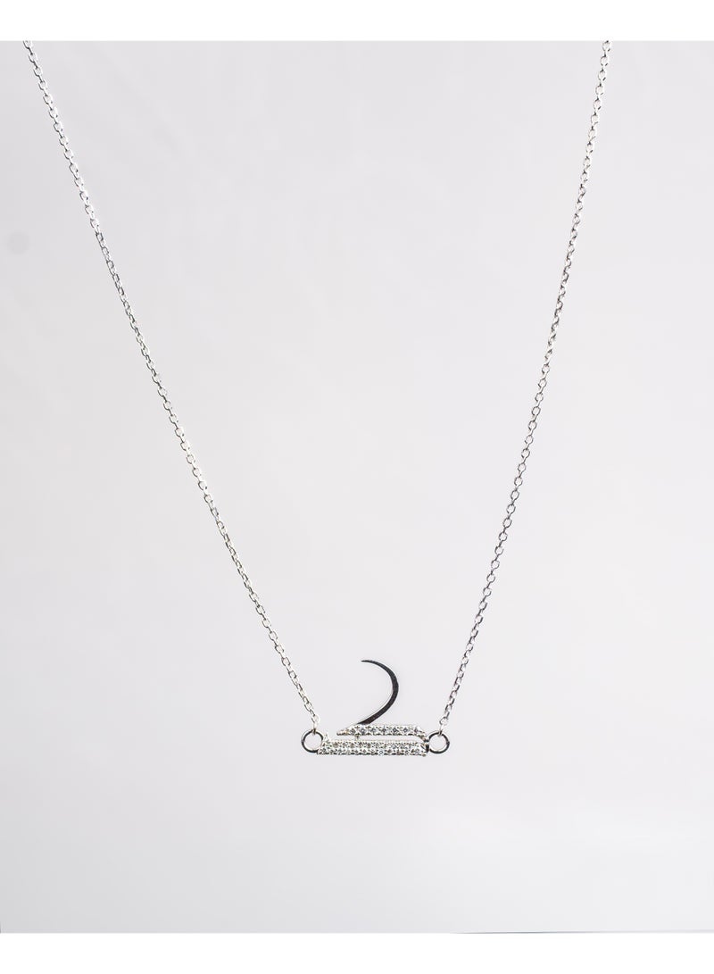 Kannan Jewels 925 Sterling Silver Arabic Letter Pendant - Image 2