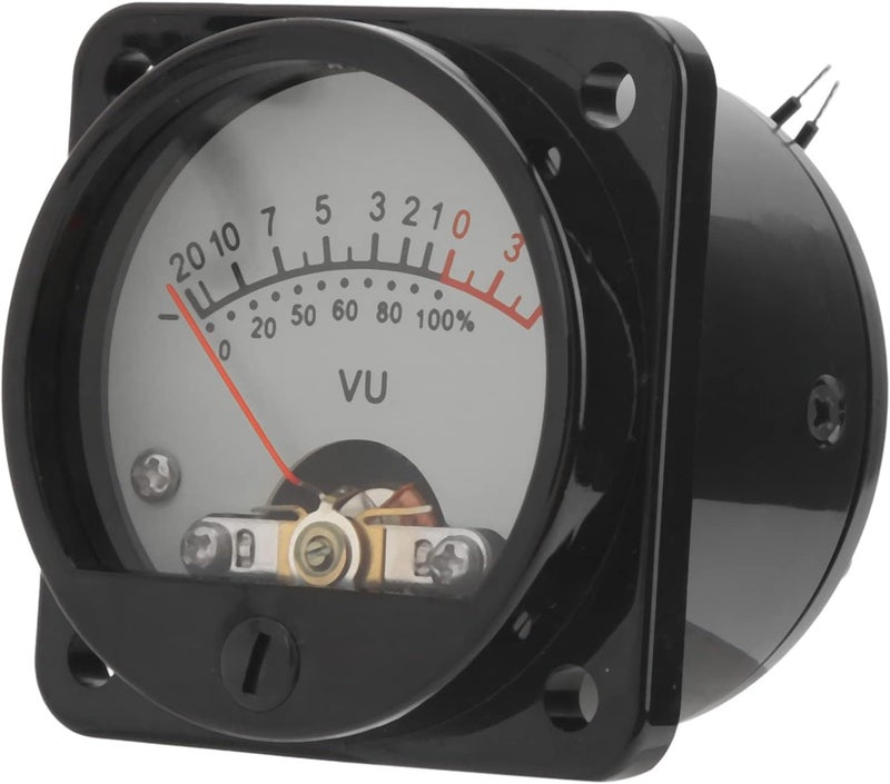 klarako Audio Level Head, Simple and Convenient Pointer VU Meter Pointer Type VU Meter Head High‑definition LED Backlight Function for Home for Laboratory(TS-45-W DC500uA, Pisa Leaning Tower Type) - Image 1