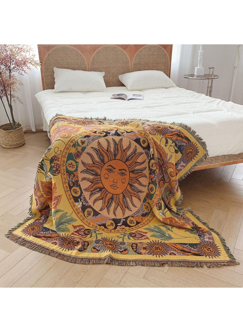 Y&D 160*130cm Camping Blanket Outdoor Blanket Picnic Blanket Sofa Blanket Bed End Blanket Air Conditioning Blanket Shawl Blanket Thread Blanket  - Image 4