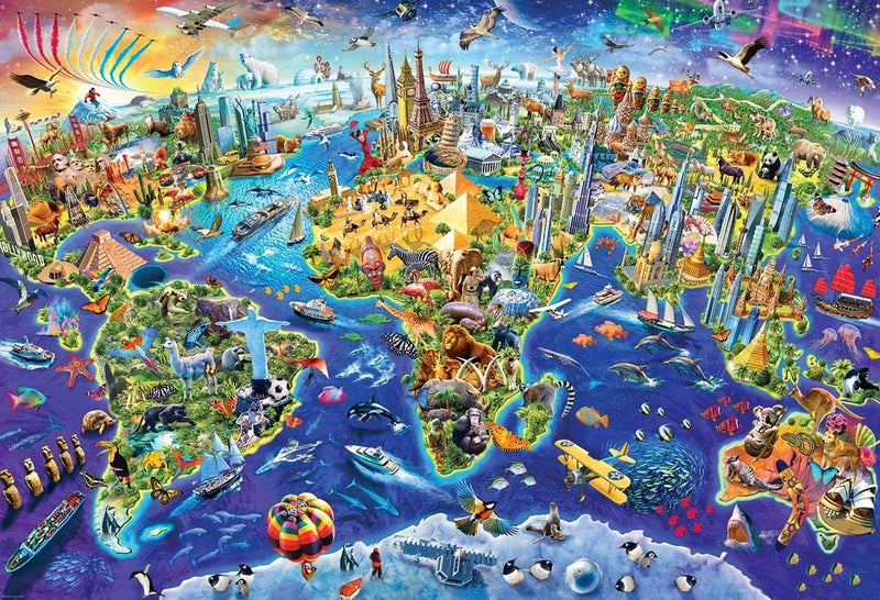 EuroGraphics EURHR Crazy World 2000Piece Puzzle 2000Piece Jigsaw Puzzle 82205343 - Image 2