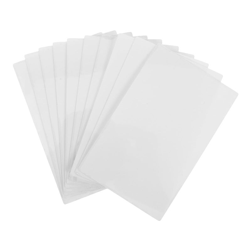 10pcs Dual Sided Sublimation Name Card Blanks Flexible Heat Transfer Plastic Cards - Image 2