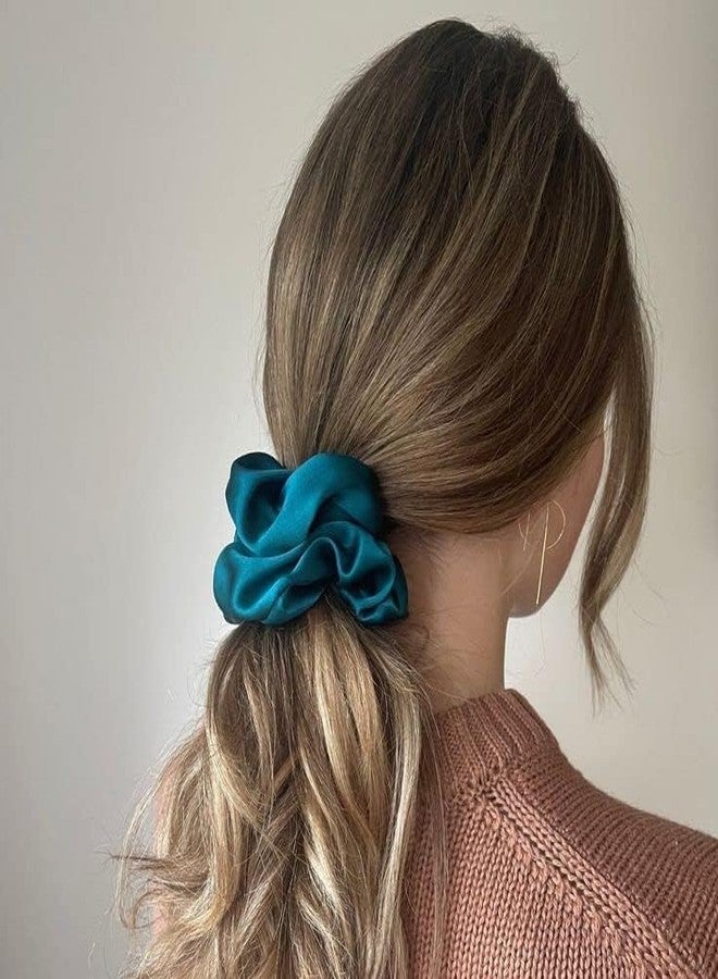 VEDETIC Hair Scrunchies for Women Girls, Soft Satin Scrunchy for Sleeping, Big Sleep Tie Scrunchie with Elastic Hair Bands for Thick Thin Fine Curly Hair - Multicolor (Pack of12) - Image 5