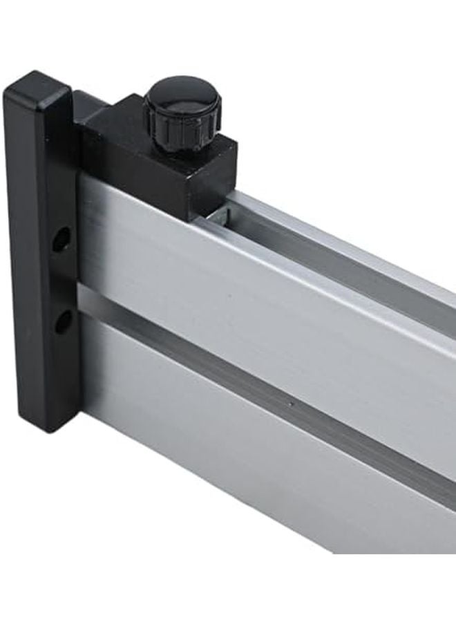 مقياس الزاوية لمنشار طاولة النجارة مع مسطرة زاوية قابلة للتعديل، ودليل سكة من الألومنيوم، ووقف المسار، وداعم الخلفية، اللون ب - Image 5