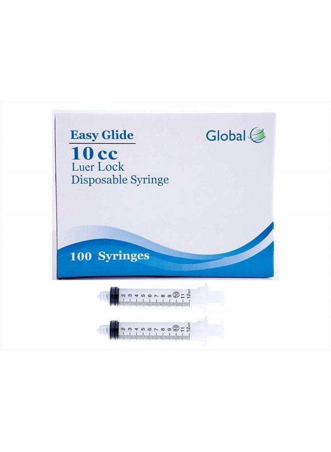 Easy Glide 10ML Syringe Luer Lock - Sterile - Pack of 100 - Image 1