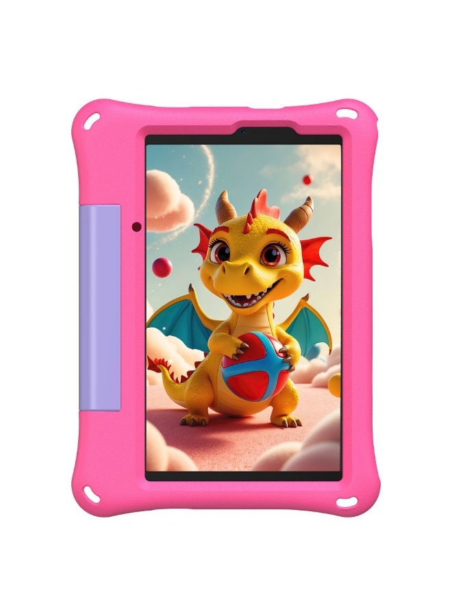 أوليفون Tab A9 Pro Kids Dual Sim|4Gb Ram 128Gb Rom|8.68" Hd+ Display|5040Mah Battary| Dual Speakers|Android 15-Pink - Image 3