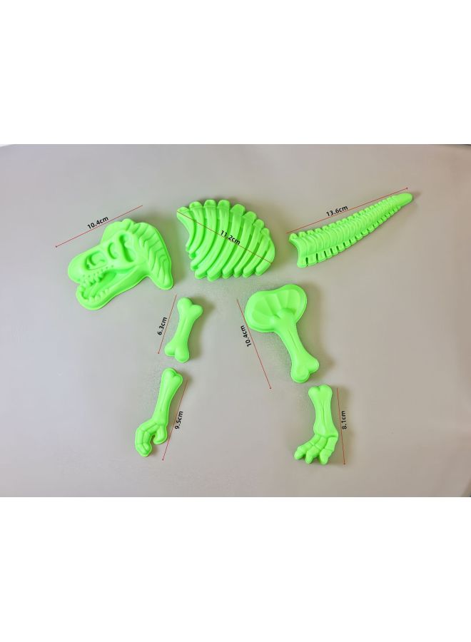 Factory Wholesale Special Play Sand Mold Dinosaur Skeleton Mold Children's Educational Beach Toys Summer Series 