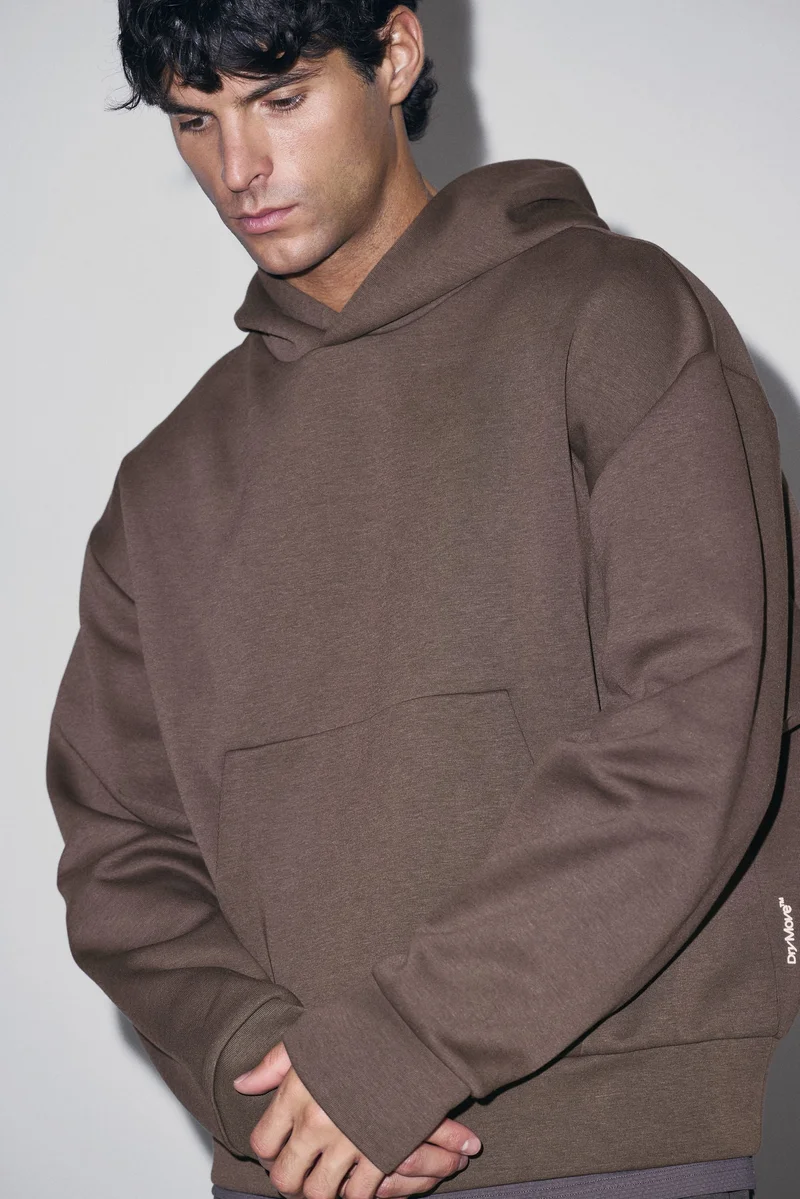 H&M  Oversized Fit Sports hoodie with DryMove™ for Men | Best Price UAE