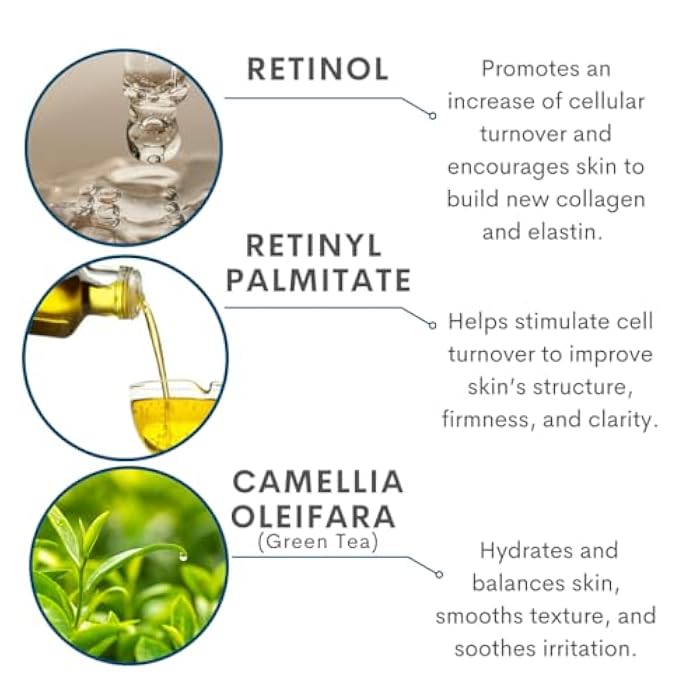 Serious Skincare Vitamin A Force XR Retinol Face Serum Concentrate, Micro Exfoliate & Resurface for Radiant Skin, for Lines, Wrinkles, Pore Minimizer, Anti-Aging 1 Oz. (Pack of 2) - Image 5