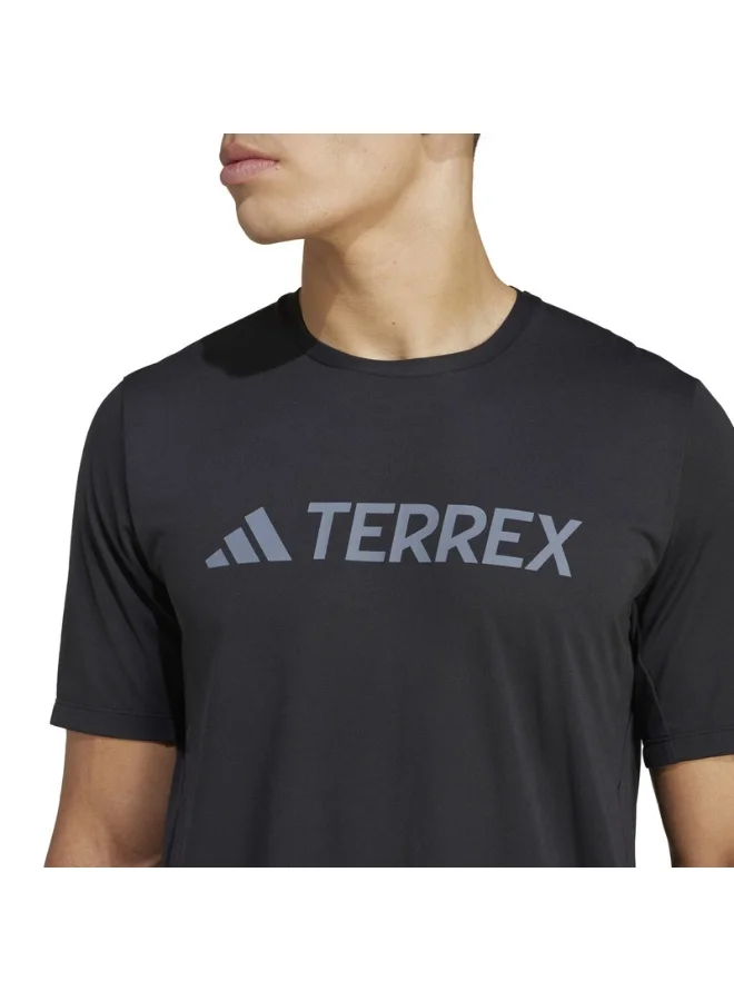 Adidas Adidas Mt Log Tech T M Black Hiking T-Shirts For Men