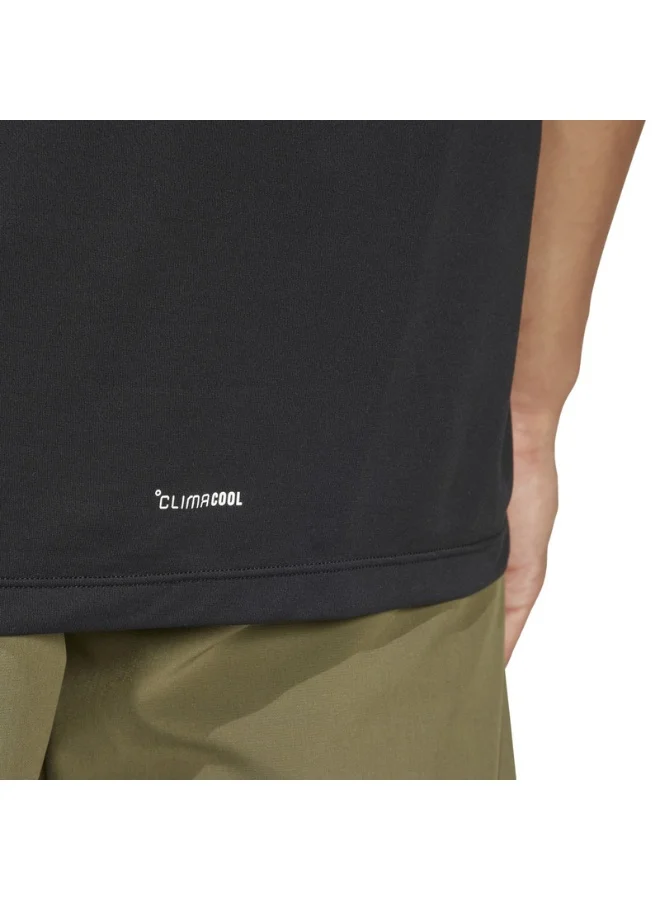 Adidas Adidas Mt Log Tech T M Black Hiking T-Shirts For Men