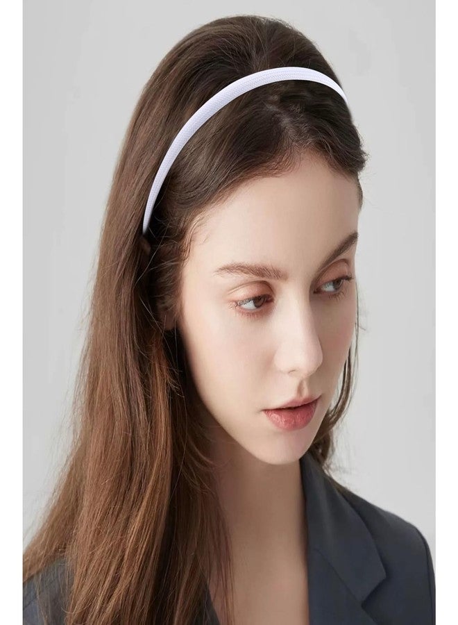 Vovii 12Pcs Thin Headbands For Women Girls No Headache Pressure Comfortable Headbands for Women Non Slip Fabric Skinny Narrow Hairbands Head Bands for Women's Hair Accessories - Image 5