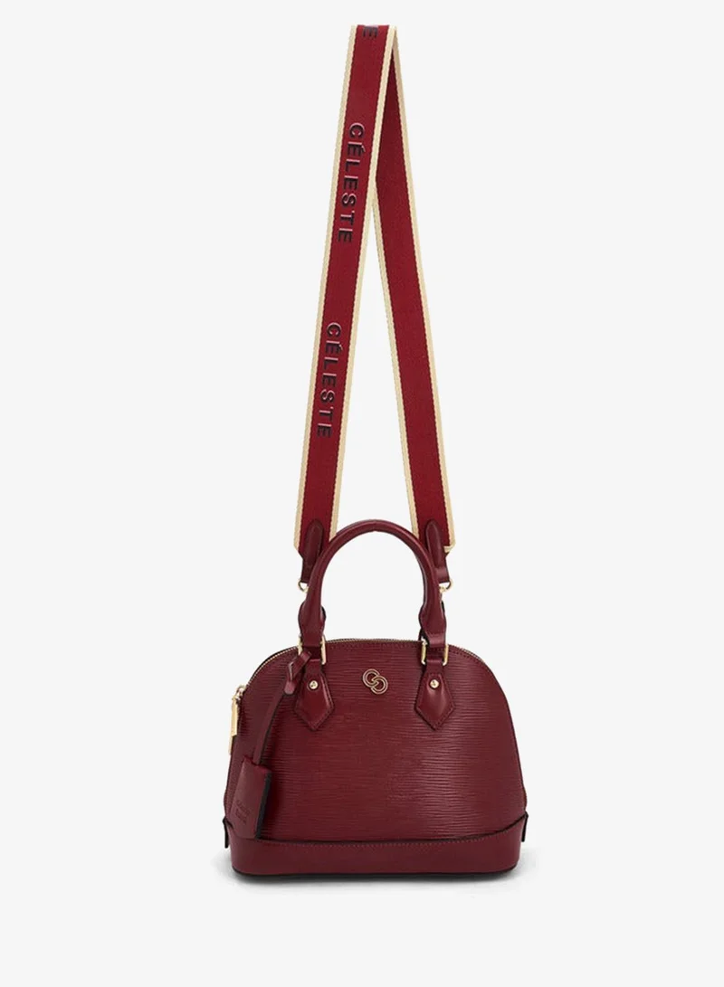 سيليست Textured Dome Bag With Detachable Strap