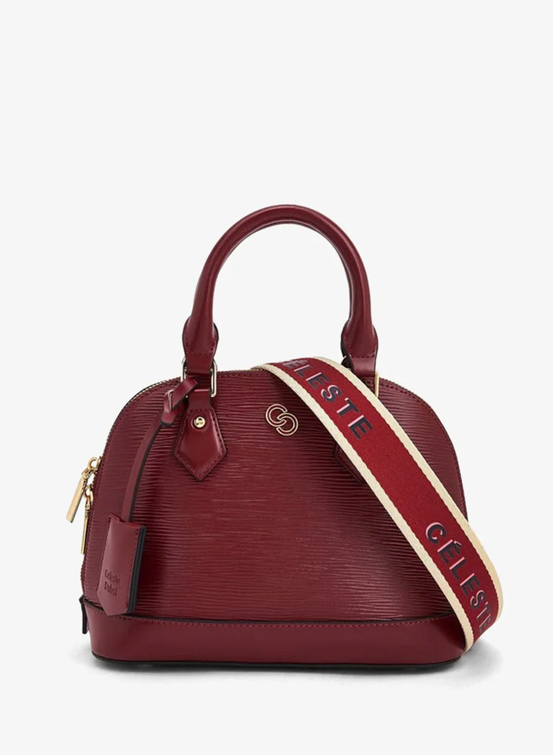 سيليست Textured Dome Bag With Detachable Strap