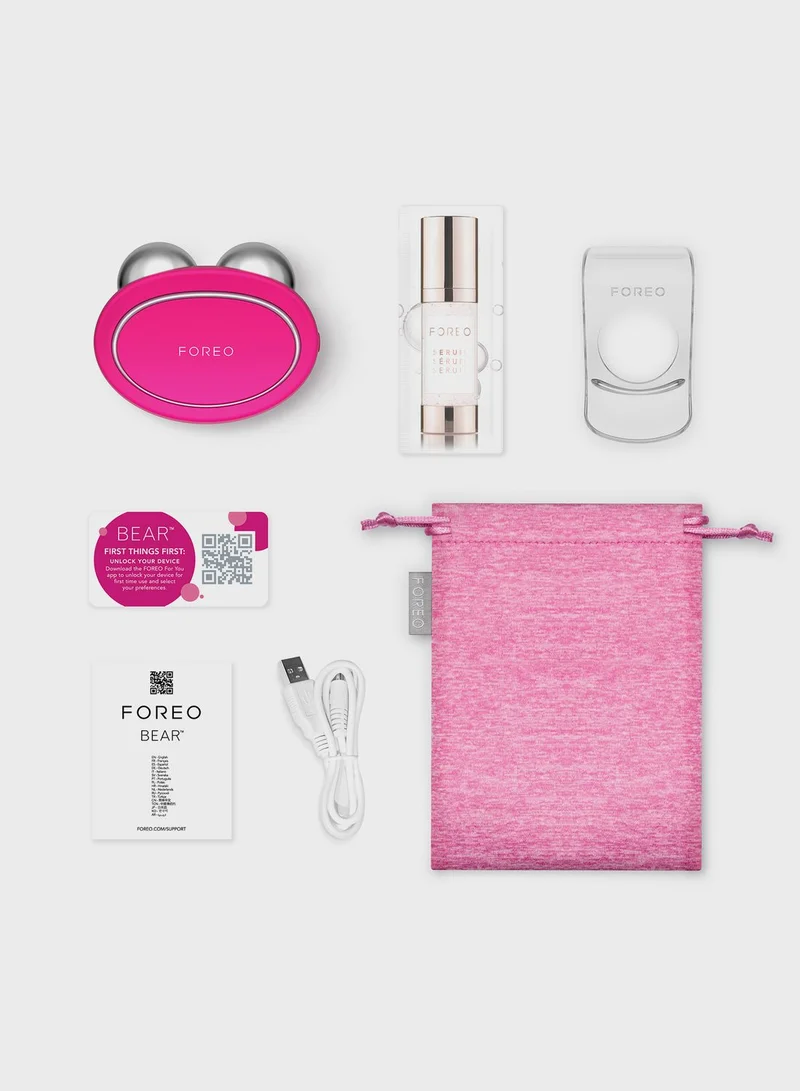 FOREO Bear Facial Toning Device Fuchsia