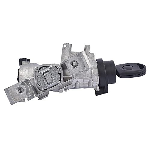 geluoxi مفتاح تشغيل الإشعال مع أسطوانة قفل التوجيه واستبدال المفتاح لسيارات 2003-2013 VW Golf Jetta MK5 Audi A3 TT R8 1K0905851B 1K0905865 GELUOXI - Image 3