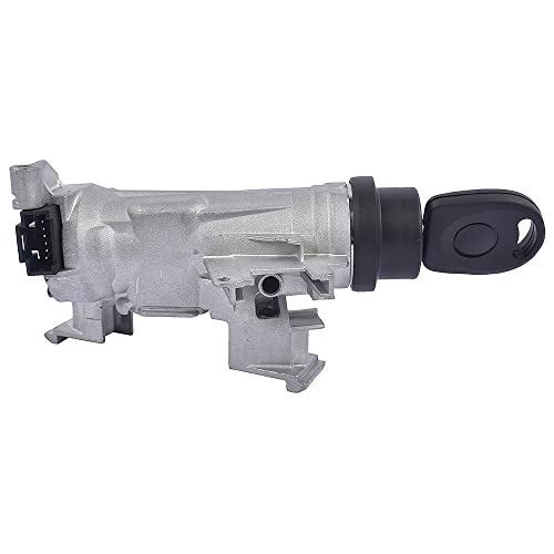 geluoxi مفتاح تشغيل الإشعال مع أسطوانة قفل التوجيه واستبدال المفتاح لسيارات 2003-2013 VW Golf Jetta MK5 Audi A3 TT R8 1K0905851B 1K0905865 GELUOXI - Image 1
