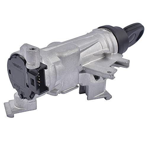 geluoxi مفتاح تشغيل الإشعال مع أسطوانة قفل التوجيه واستبدال المفتاح لسيارات 2003-2013 VW Golf Jetta MK5 Audi A3 TT R8 1K0905851B 1K0905865 GELUOXI - Image 2