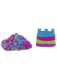 Kinetic Sand Kinetic Sand 6054549 Rainbow Castle Container, Mixed Colours  - Image 5