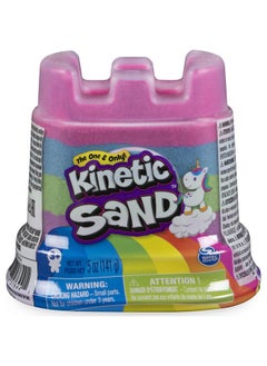 Kinetic Sand Kinetic Sand 6054549 Rainbow Castle Container, Mixed Colours  - Image 1