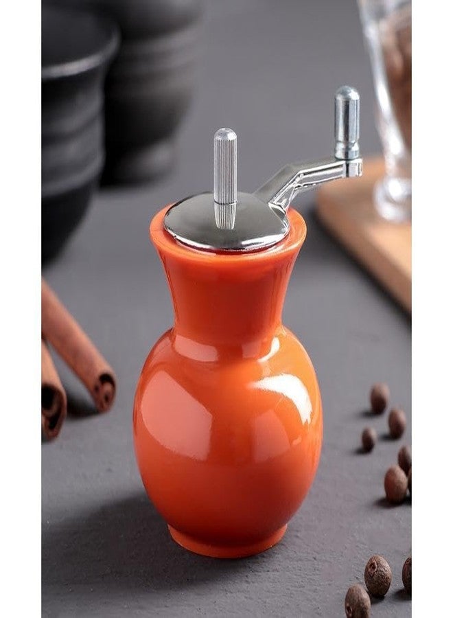 TERXA Refillable Pepper Grinder | Salt Grinder Shaker/Crusher | Pepper Crusher with Handle | Spice Storage | Mill Sprinkler Grinder Accessories | for Home/Kitchen (Pack of 1,Multicolor) - Image 4