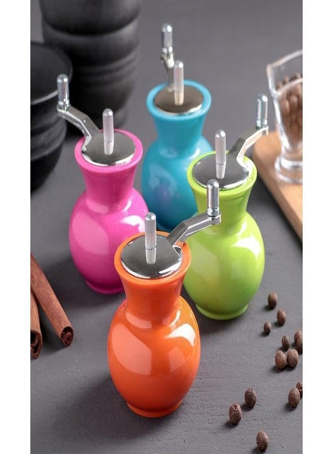 TERXA Refillable Pepper Grinder | Salt Grinder Shaker/Crusher | Pepper Crusher with Handle | Spice Storage | Mill Sprinkler Grinder Accessories | for Home/Kitchen (Pack of 1,Multicolor) - Image 2